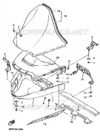 PARE BRISE pour Yamaha VMAX-4 ST de 1994