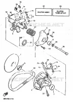 POULIE PRIMAIRE pour Yamaha VMAX-4 ST de 1994