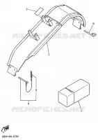 PROTECTION ET BOITE DE RANGEMENT pour Yamaha VMAX-4 ST de 1994
