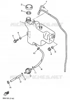 RESERVOIR D'HUILE pour Yamaha VMAX-4 ST de 1994