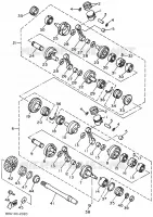 VILEBREQUIN / PISTON pour Yamaha VMAX-4 ST de 1994