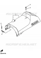 SELLE pour Yamaha VMAX 700 de 2001