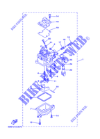 CARBURATEUR pour Yamaha F2.5M Manual Start, Manual Tilt, Tiller Control, Shaft 15