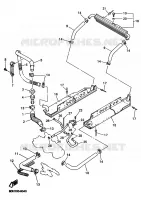 RADIATEUR / DURITES pour Yamaha Vmax 700 XTC DELUXE de 1998