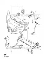 PHARE pour Yamaha APEX GT de 2008