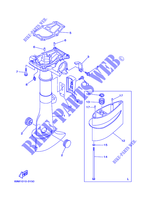 FOURREAU   FUT pour Yamaha F2.5A Manual Starter, Tiller Handle, Manual Tilt, Shaft 15