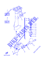 KIT DE REPARATION 3 pour Yamaha F2.5A Manual Starter, Tiller Handle, Manual Tilt, Shaft 20