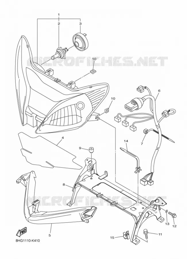 PHARE Yamaha snowmobiles 1000 2017 APEX  RX10ST3