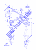 KIT DE REPARATION 1 pour Yamaha F2.5B Manual Starter, Tiller Handle, Shaft 15