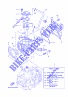 CYLINDRE / CARTER MOTEUR 1 pour Yamaha F2.5B Manual Starter, Tiller Handle, Shaft 20