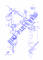 KIT DE REPARATION 1 pour Yamaha F2.5B Manual Starter, Tiller Handle, Shaft 20