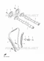 ARBRE A CAMES / CHAINE DE DISTRIBUTION pour Yamaha FX NYTRO de 2014