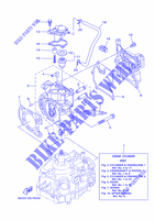 CYLINDRE / CARTER MOTEUR 1 pour Yamaha F2.5B Manual Starter, Tiller Handle, Manual Tilt, Shaft 15