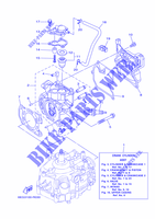 CYLINDRE / CARTER MOTEUR 1 pour Yamaha F2.5B Manual Starter, Tiller Handle, Manual Tilt, Shaft 20