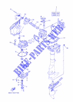 KIT DE REPARATION 1 pour Yamaha F2.5B Manual Starter, Tiller Handle, Manual Tilt, Shaft 20