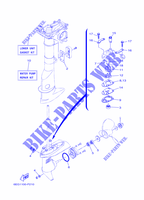 KIT DE REPARATION 3 pour Yamaha F2.5B Manual Starter, Tiller Handle, Shaft 15