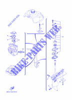 PIECES D'ENTRETIEN pour Yamaha F2.5B Manual Starter, Tiller Handle, Shaft 15