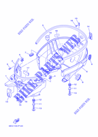 CAPOT INFERIEUR pour Yamaha F2.5B Manual Starter, Tiller Handle, Manual Tilt, Shaft 20