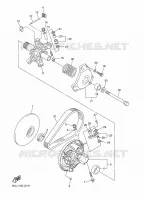 POULIE PRIMAIRE pour Yamaha RS VECTOR GT de 2011