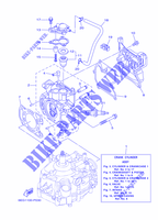 CYLINDRE / CARTER MOTEUR 1 pour Yamaha F2.5B Manual Starter, Tiller Handle, Shaft 20