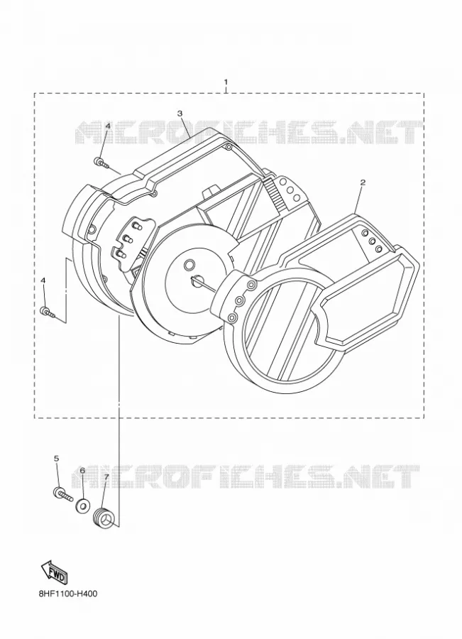 COMPTEUR  Yamaha snowmobiles 1000 2017 RS VECTOR  RS10ST2
