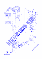 KIT DE REPARATION 3 pour Yamaha F2.5B Manual Starter, Tiller Handle, Manual Tilt, Shaft 20