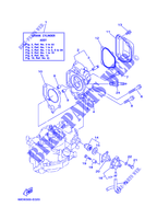 CYLINDRE / CARTER MOTEUR 1 pour Yamaha F4A Manual Starter, Tiller Handle, Manual Tilt, Shaft 15