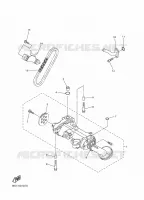 POMPE A HUILE pour Yamaha SIDEWINDER M-TX 153 de 2018