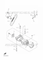 POMPE A HUILE pour Yamaha SIDEWINDER M-TX LE 153 de 2018