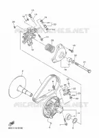 POULIE PRIMAIRE pour Yamaha SIDEWINDER M-TX LE 153 de 2018