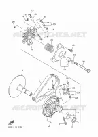 POULIE PRIMAIRE pour Yamaha SIDEWINDER M-TX LE 153 de 2018