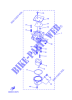 CARBURATEUR pour Yamaha F4A 4 Stroke, Manual Starter, Tiller Handle, Manual Tilt de 2008