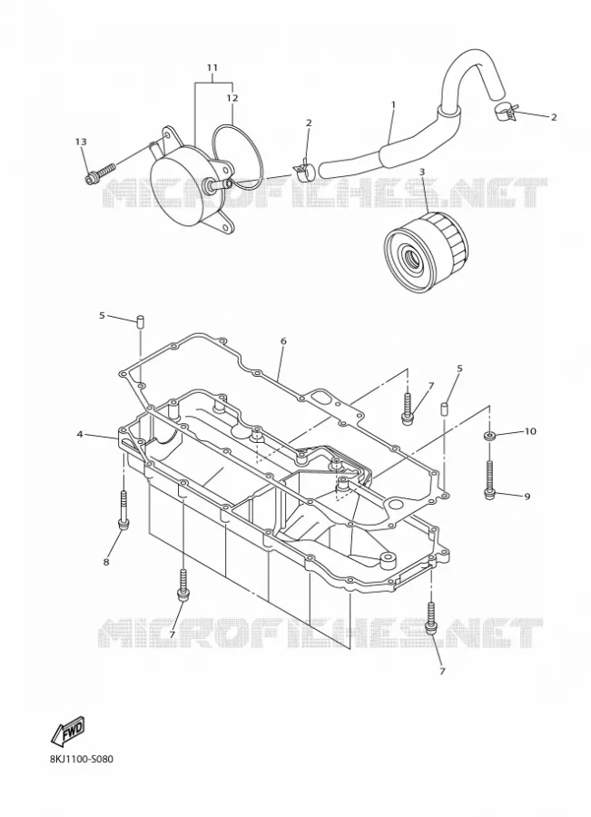 FILTRE A HUILE Yamaha snowmobiles 1000 2018 SIDEWINDER  SRS10RL