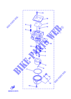 CARBURATEUR pour Yamaha F4A 4 Stroke, Manual Starter, Tiller Handle, Manual Tilt de 2007