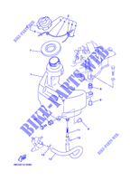 ALIMENTATION CARBURANT 1 pour Yamaha F4A Manual Starter, Tiller Handle, Manual Tilt, Shaft 20
