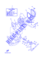 CYLINDRE / CARTER MOTEUR 1 pour Yamaha F4A Manual Starter, Tiller Handle, Manual Tilt, Shaft 20
