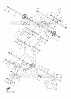 SUSPENSION DE CHENILLE 2 pour Yamaha SRVIPER M-TX LE 153 de 2016