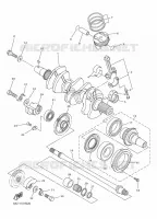 VILEBREQUIN / PISTON pour Yamaha SRVIPER M-TX LE 153 de 2016