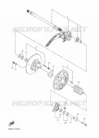 POULIE SECONDAIRE pour Yamaha SRVIPER M-TX LE 162 de 2016