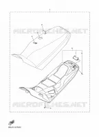 SELLE pour Yamaha SRVIPER M-TX LE 162 de 2016