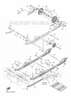 SUSPENSION DE CHENILLE 1 pour Yamaha SRVIPER M-TX LE 162 de 2016