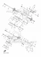 SUSPENSION DE CHENILLE 2 pour Yamaha SRVIPER M-TX LE 162 de 2016