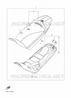 SELLE pour Yamaha SRVIPER R-TX DX de 2016