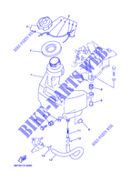ALIMENTATION CARBURANT 1 pour Yamaha F4M Manual Start, Manual Tilt, Tiller Handle, Shaft 15