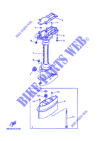 FOURREAU   FUT pour Yamaha F4A Manual Starter, Tiller Handle, Manual Tilt, Shaft 20