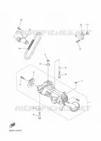 POMPE A HUILE pour Yamaha SRVIPER X-TX SE de 2016
