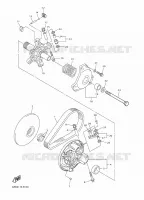 POULIE PRIMAIRE pour Yamaha SRVIPER X-TX SE de 2016