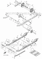 SUSPENSION DE CHENILLE 1 pour Yamaha SRVIPER X-TX SE de 2016