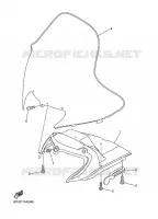 PARE BRISE pour Yamaha RS VIKING PROFESSIONAL de 2015