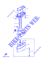 FOURREAU   FUT pour Yamaha F4A Manual Starter, Tiller Handle, Manual Tilt, Shaft 15